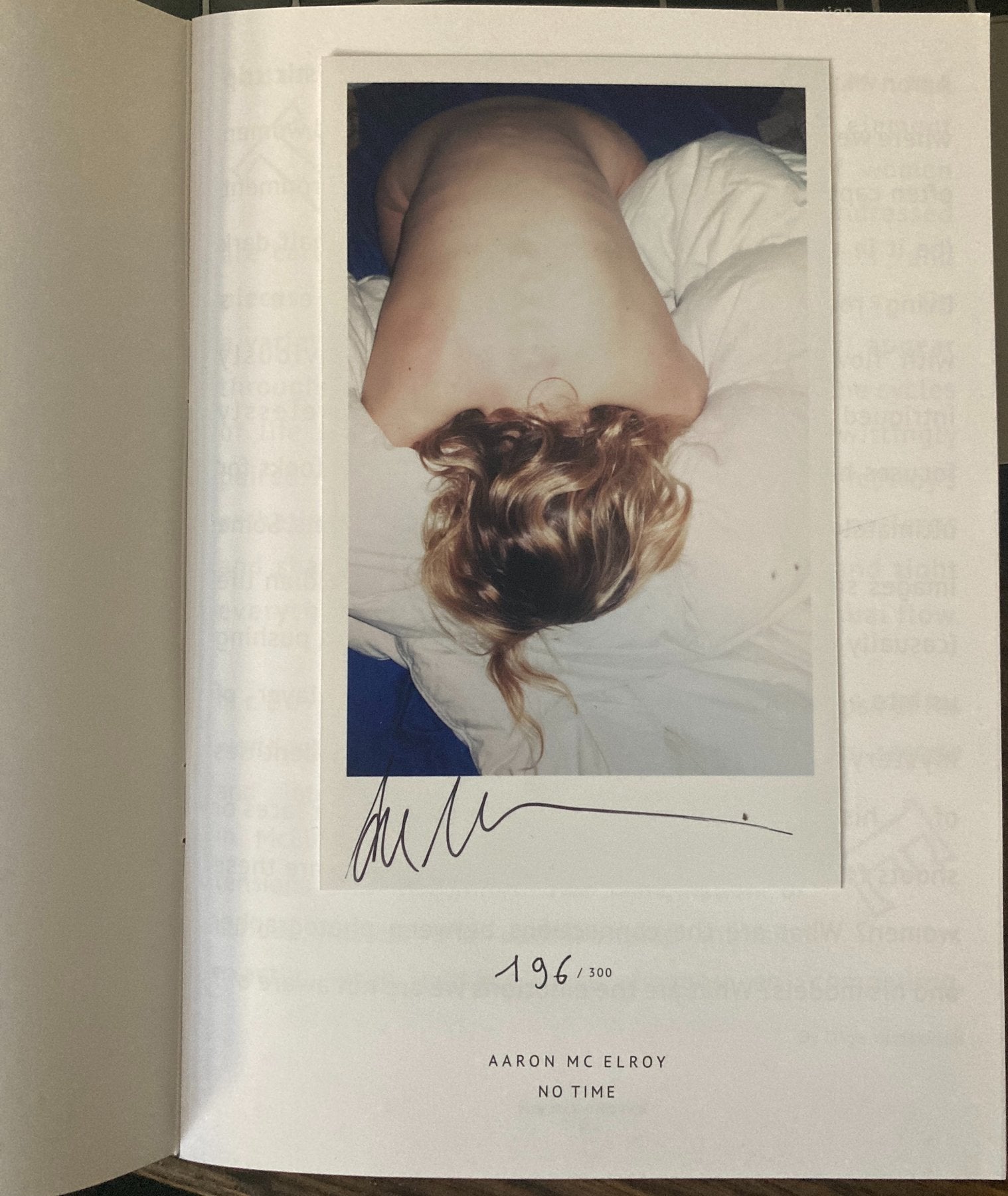 No Time — Aaron McElroy, 2015, Zine Collection N°25, Editions Bessard, Limited Edition of 300 + signed print