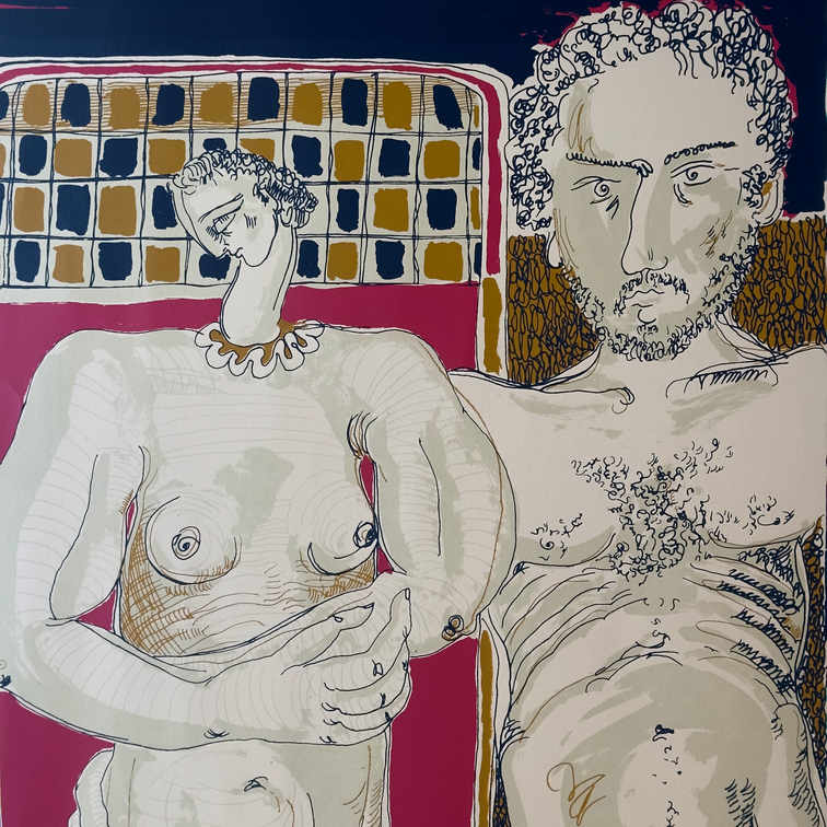 La pareja, 1975
 por Miguel Calderón Paredes