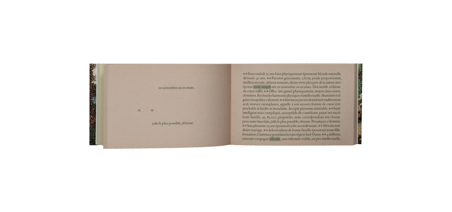 Sans lui Sophie Calle Atelier EXB / Cent pages 2023