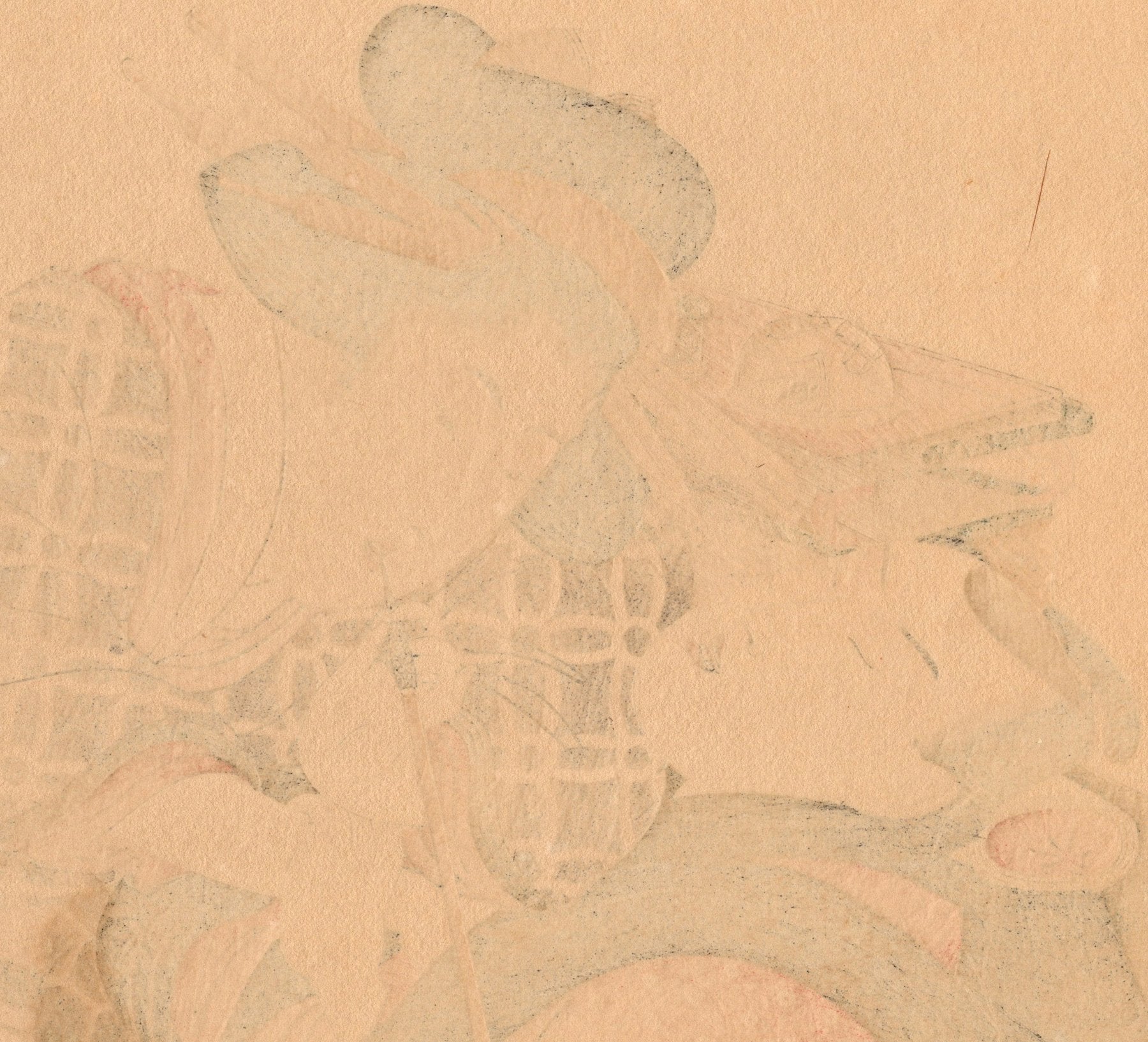 Grabado en madera (reimpresión), Abuna-e - Kikukawa Eizan (1787-1867) - Amantes fumando una pipa Kiseru - Década de 1920 - Japón