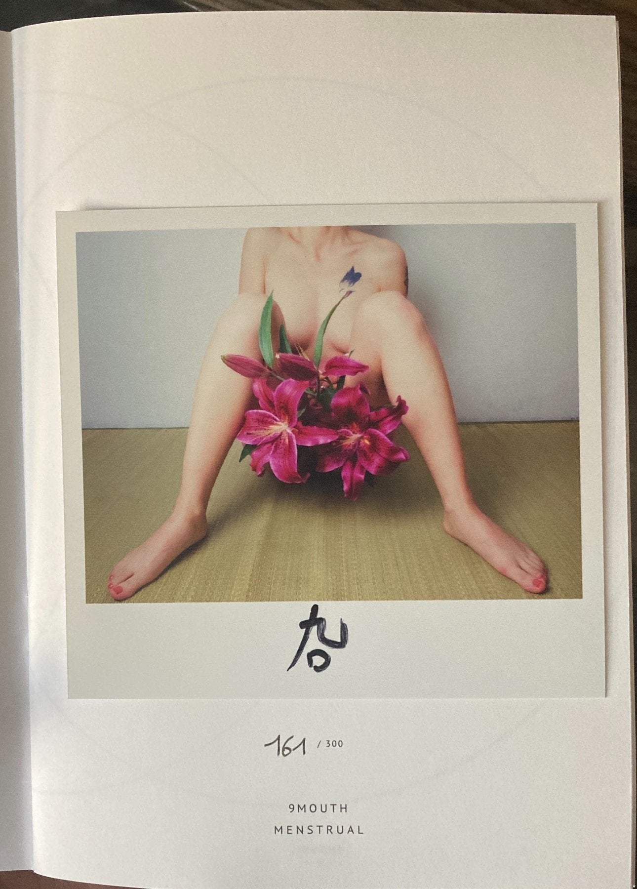 Menstrual — 9Mouth, Zine Collection N°20, 2014, Limited Edition of 300 + signed C-Print
