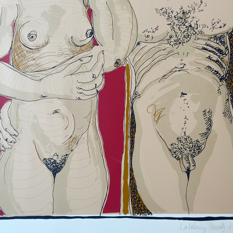 La pareja, 1975
 por Miguel Calderón Paredes