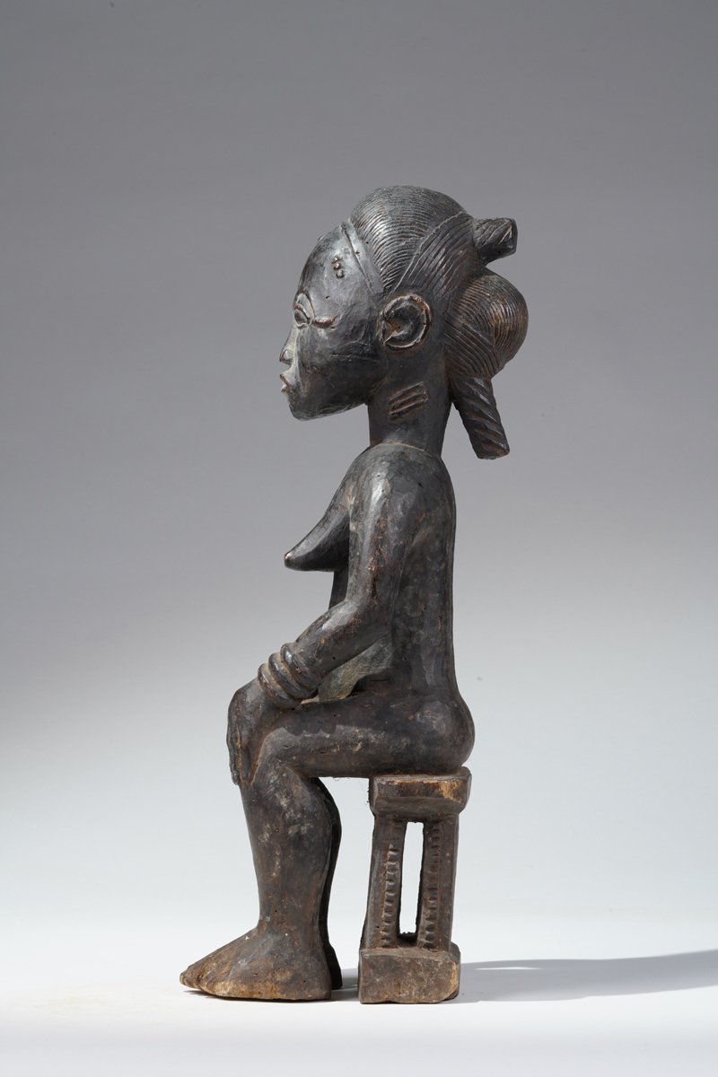 Blolo Bla, M'bahiakro, sculpture rituelle Baoulé