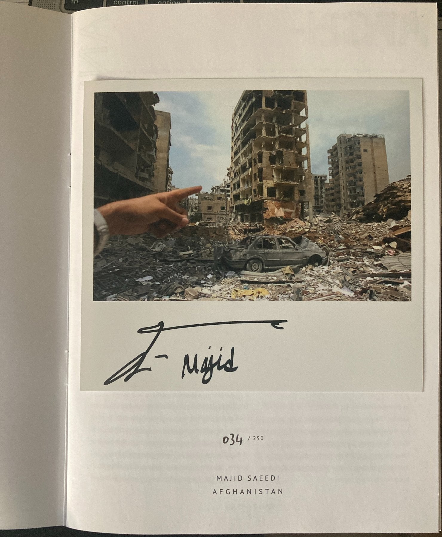 Afghanistan — Majid Saeedi, 2014, Zine Collection N°13, Editions Bessard, Limited Edition of 250 + signed print