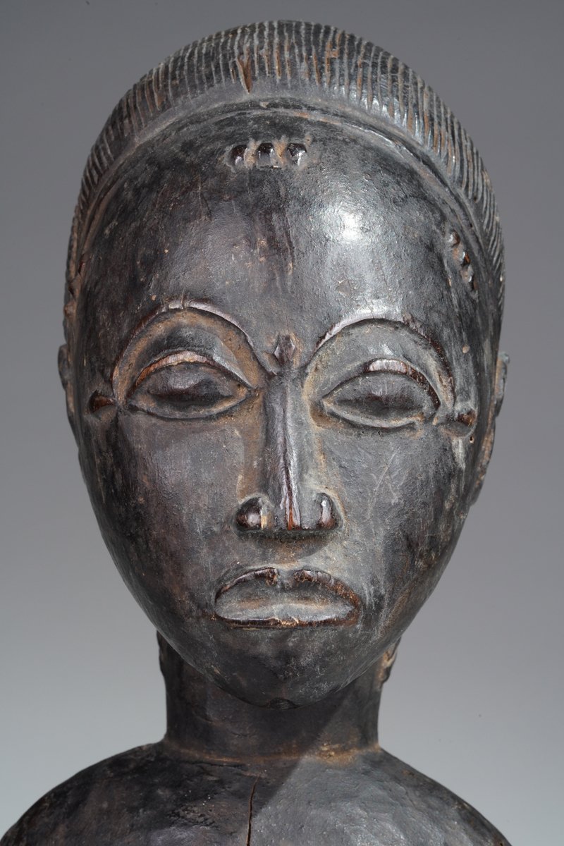 Blolo Bla, M'bahiakro, sculpture rituelle Baoulé