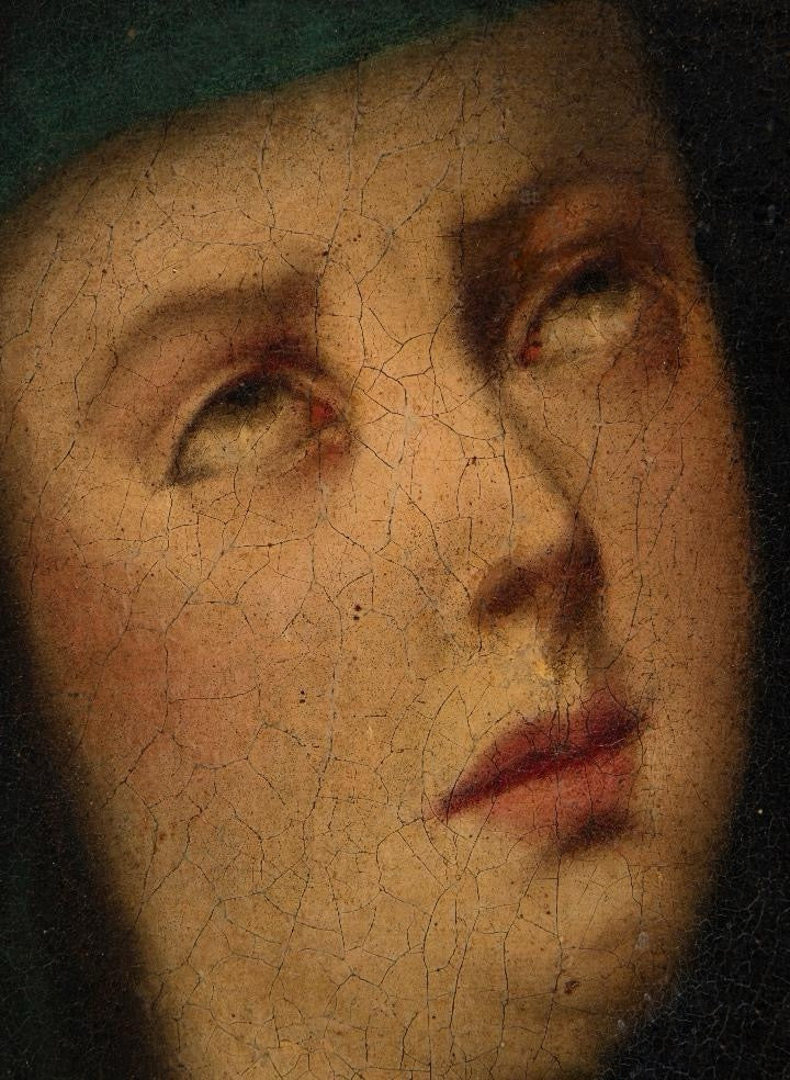 Artista anónimo — Virgen de los Dolores (Escuela Barroca Sevillana, siglo XVII)