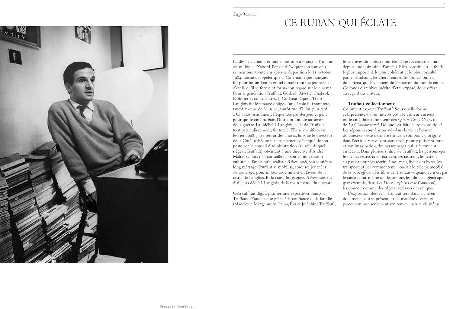 FRANÇOIS TRUFFAUT — Exhibition catalogue, 2014