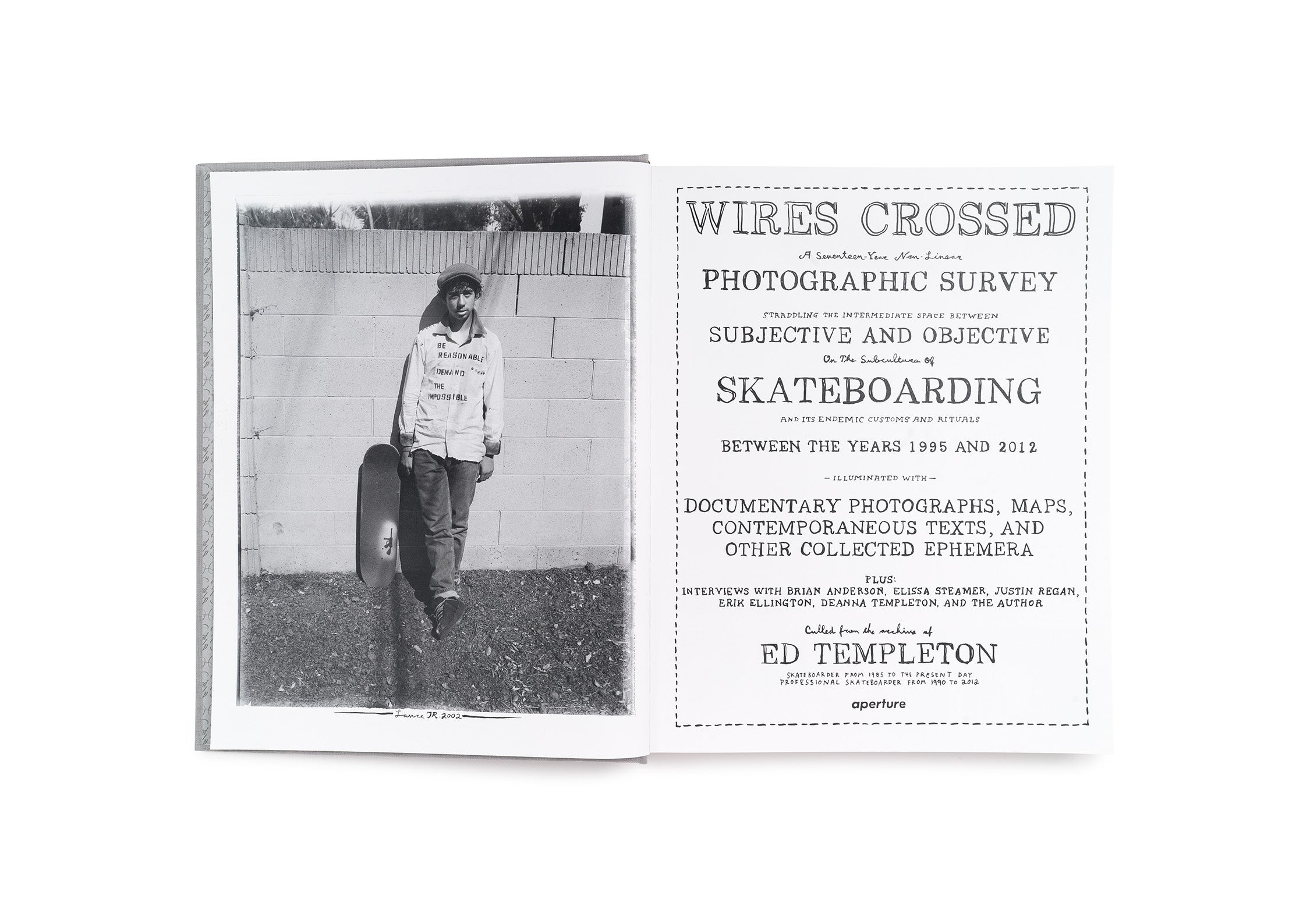 Cables cruzados — Ed Templeton, 2023