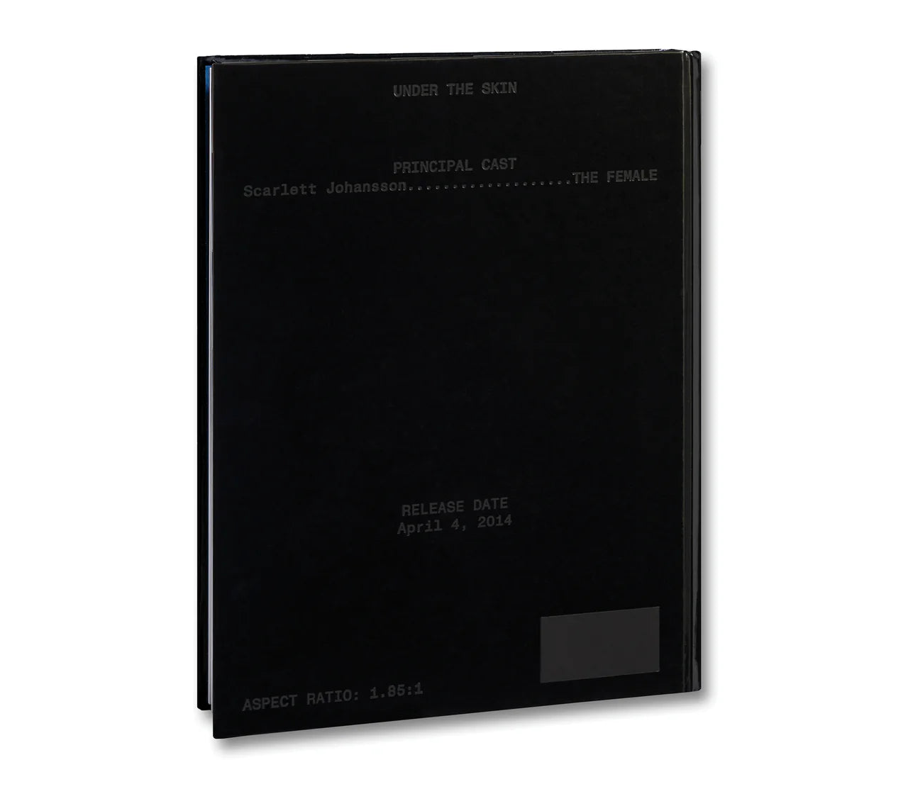 Under the Skin Screenplay Book — Jonathan Glazer, A24