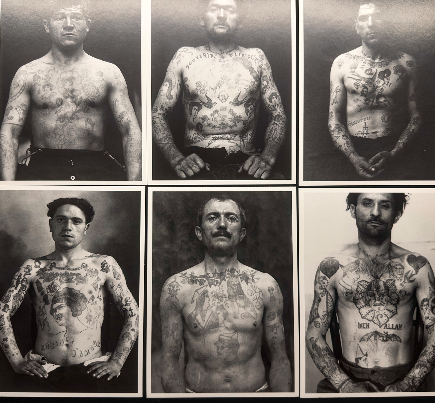 Mauvais Garçons — Retratos de Tatoués, 1890-1930 (juego de 25 postales)