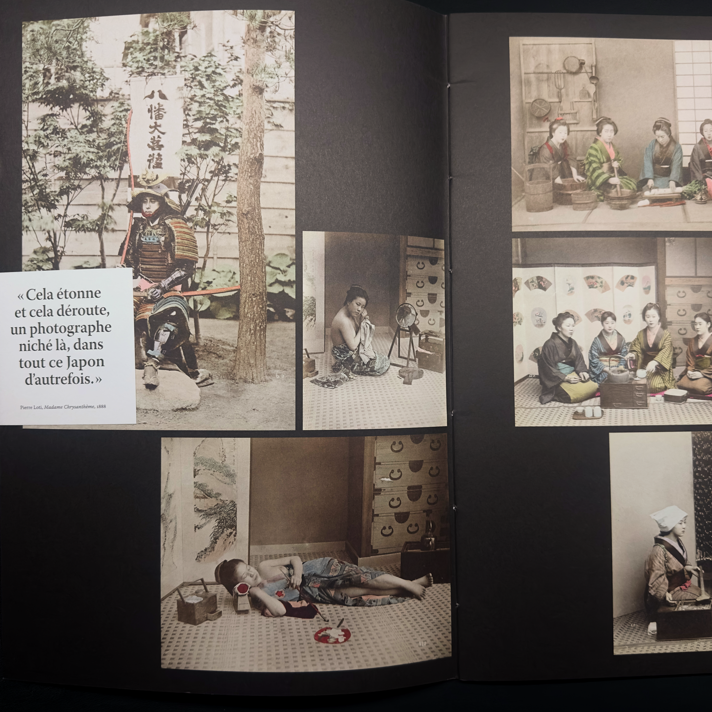 Japonais et Japonaises — En el taller fotográfico de Felice Beato en Yokohama