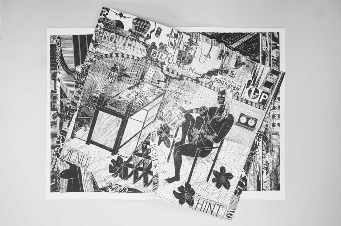 Knüller Woodcut — Gabriela Jolowicz, Garaje Pelícano, Ediciones Cabeza de Chorlito 2017