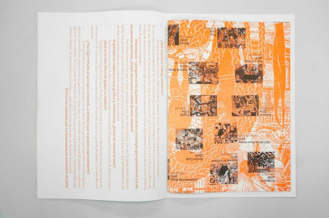 Knüller Woodcut — Gabriela Jolowicz, Garaje Pelícano, Ediciones Cabeza de Chorlito 2017