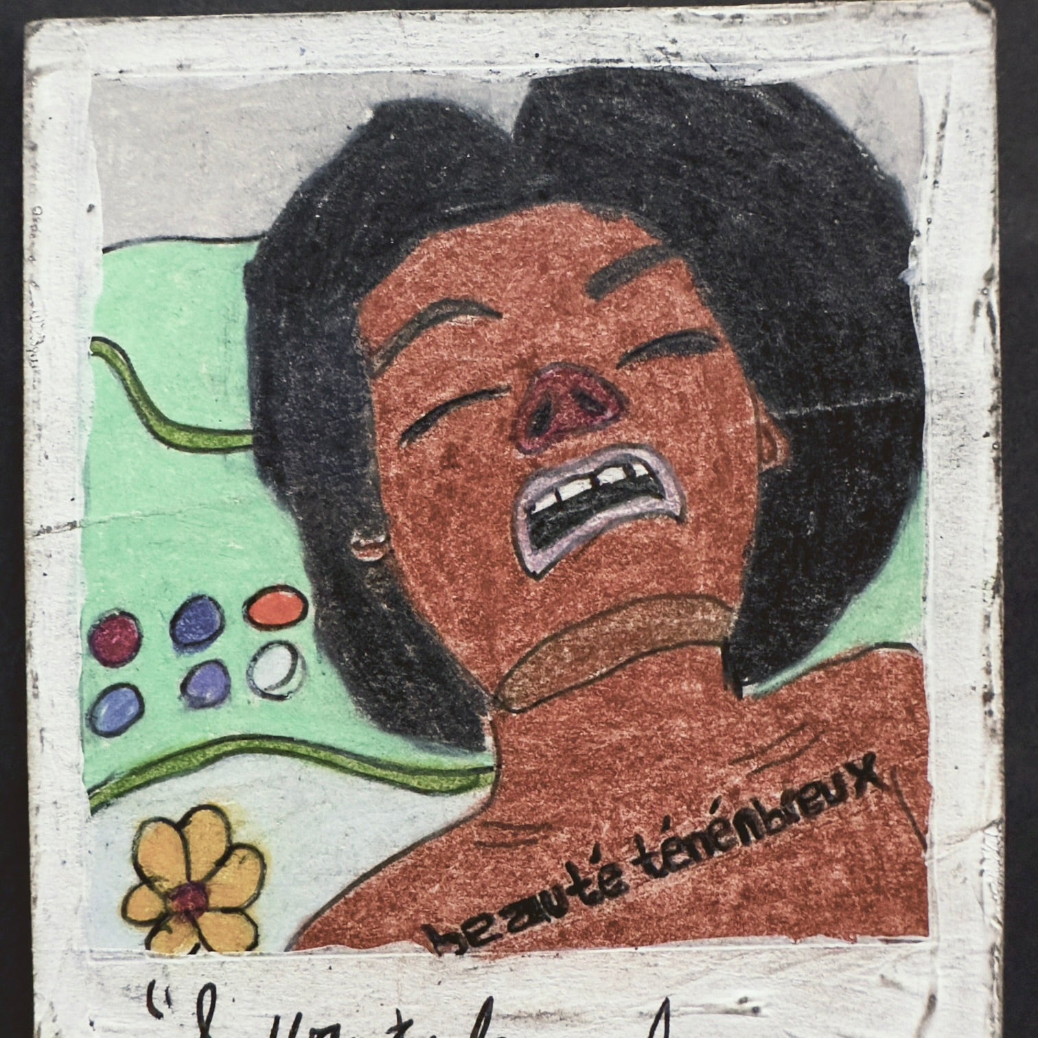 « Je veux être vulnérable avec toi. » — Prismacolor &amp; Acrylique