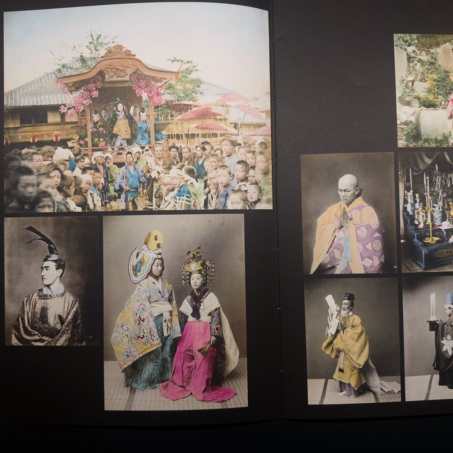 Japonais et Japonaises — En el taller fotográfico de Felice Beato en Yokohama