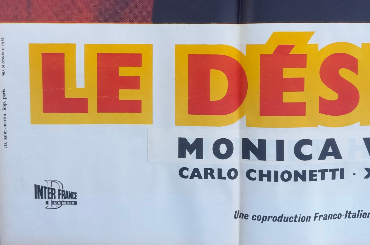 Le Désert Rouge (1964) — Antonioni — French Poster 120x160