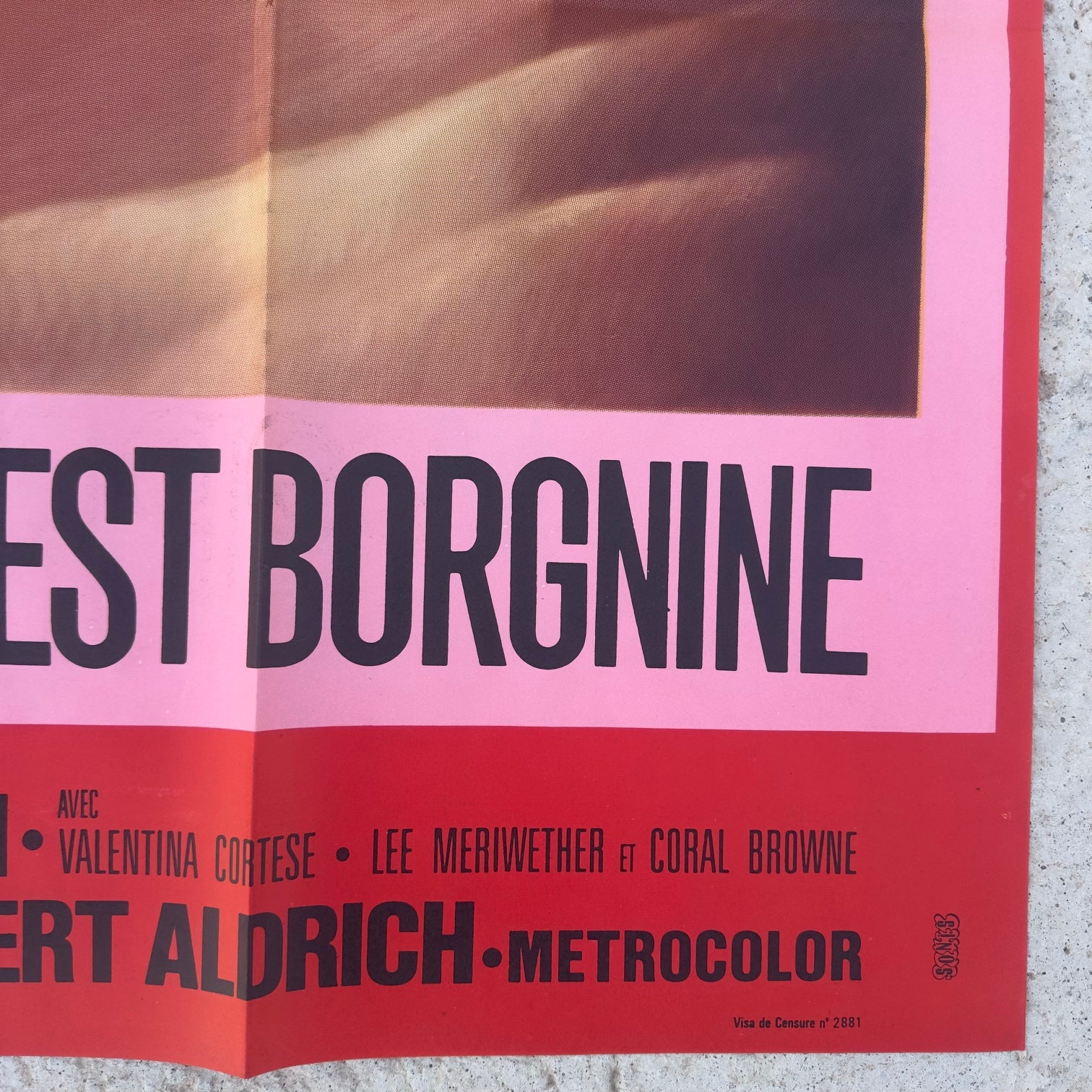 Le Démon des Femmes (1968) — Novak / Aldrich — French Poster 120x160