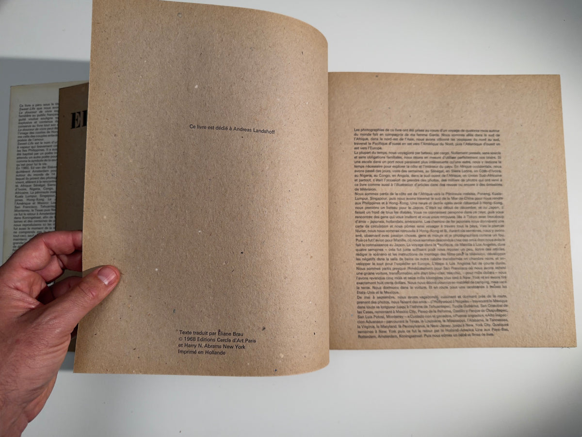 La douceur de vivre / Sweet Life — Ed van der Elsken — Éditions Cercle d’Art — 1968 — First French Edition