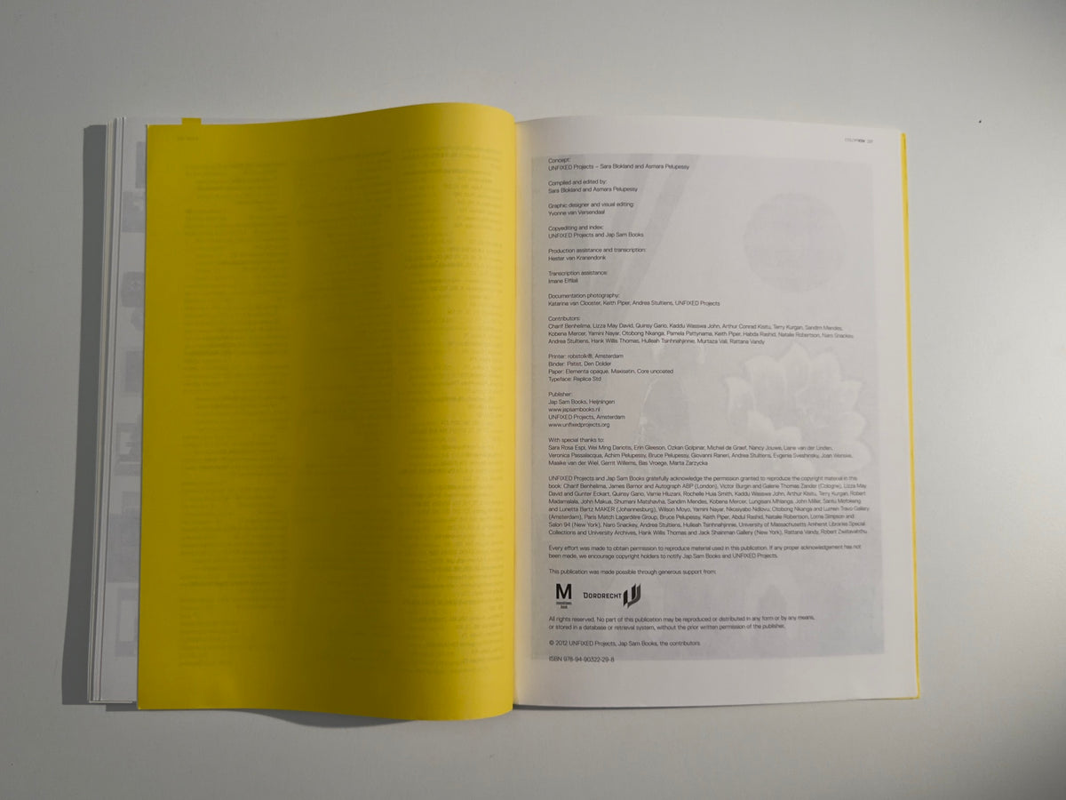 UNFIXED: Photography and Postcolonial Perspectives in Contemporary Art — Sara Blokland & Asmara Pelupessy (eds.) — Jap Sam Books / UNFIXED Projects — 2012