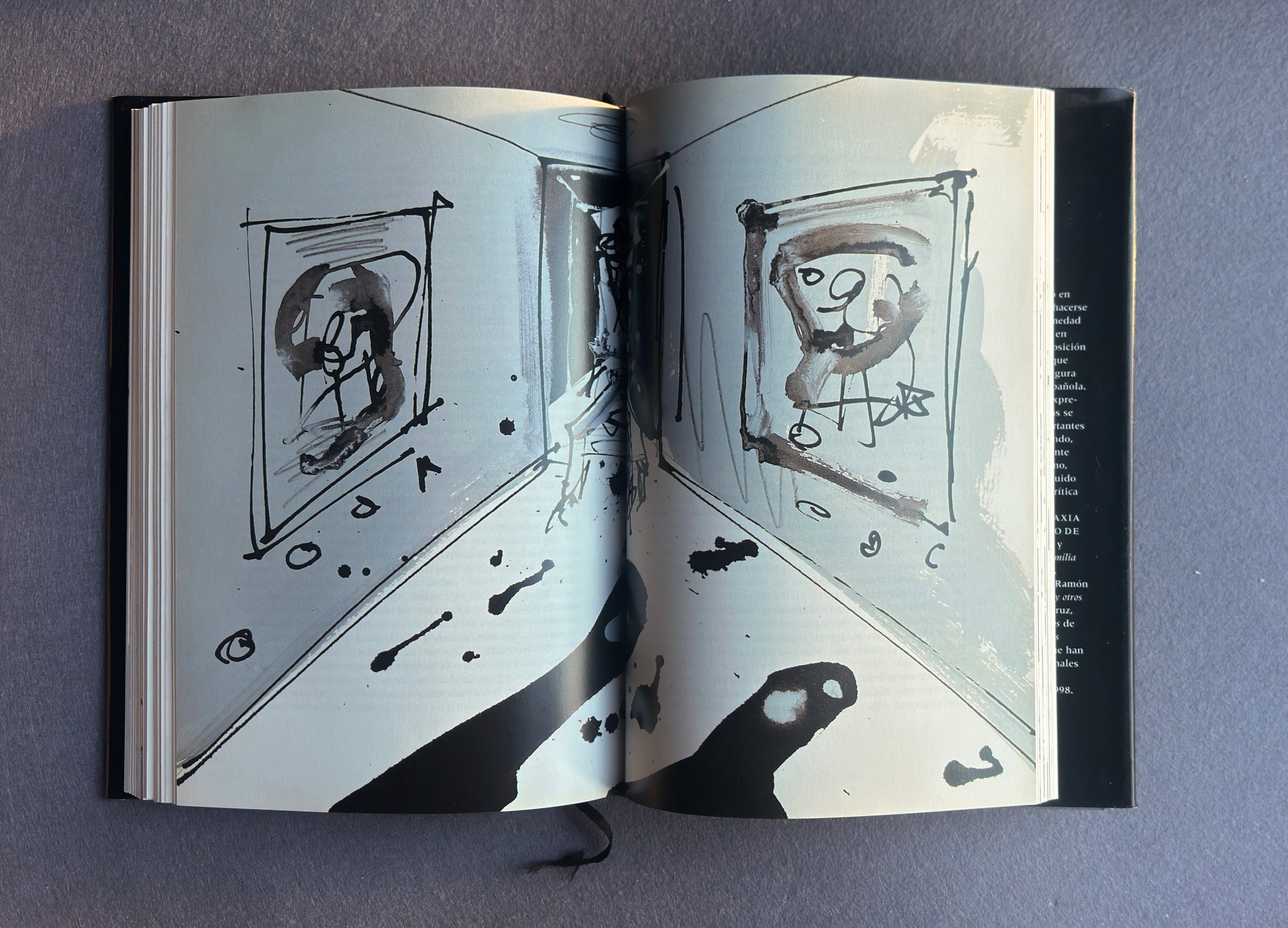 Mil novecientos ochenta y cuatro de George Orwell, ilustrados por Antonio Saura