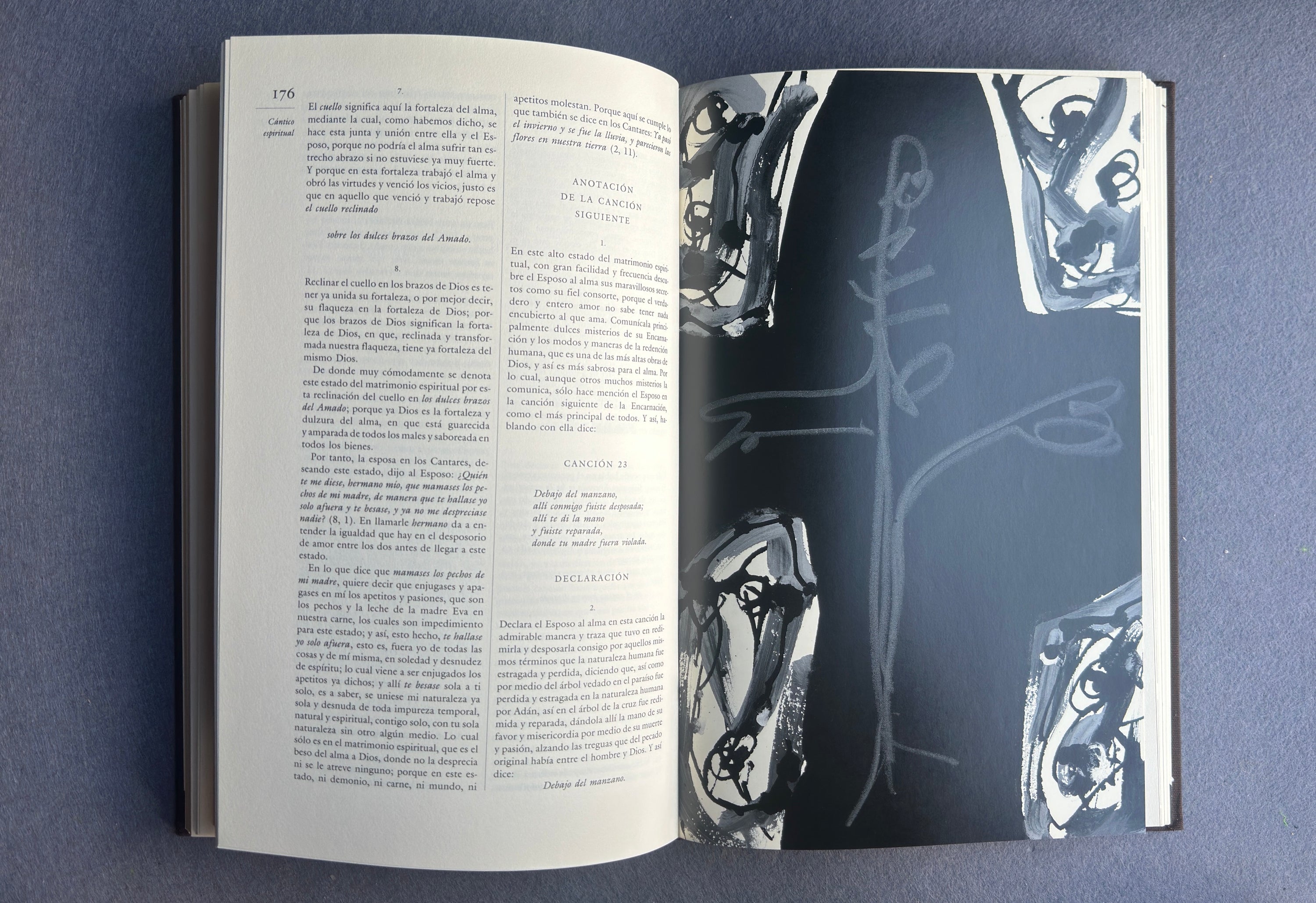 Poesía y otros textos — San Juan de la Cruz, ilustrado por Antonio Saura, 1991