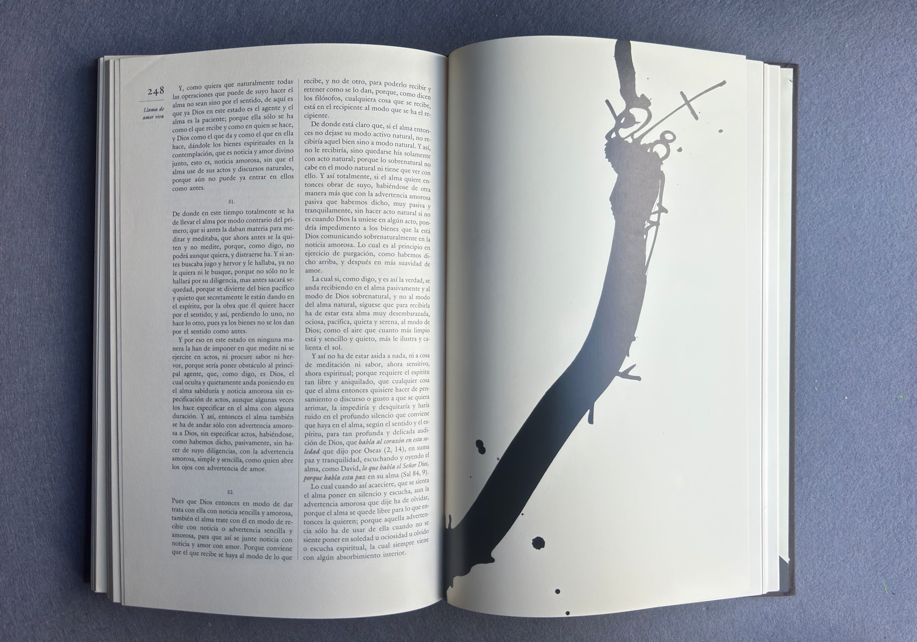 Poesía y otros textos — San Juan de la Cruz, ilustrado por Antonio Saura, 1991
