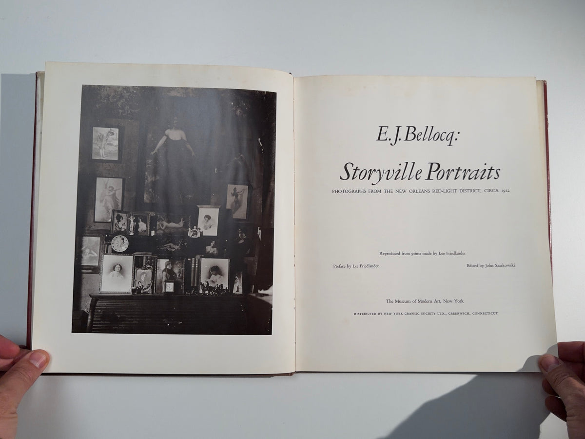 Storyville Portraits — E. J. Bellocq — The Museum of Modern Art — First Edition, Hard Cover, 1970