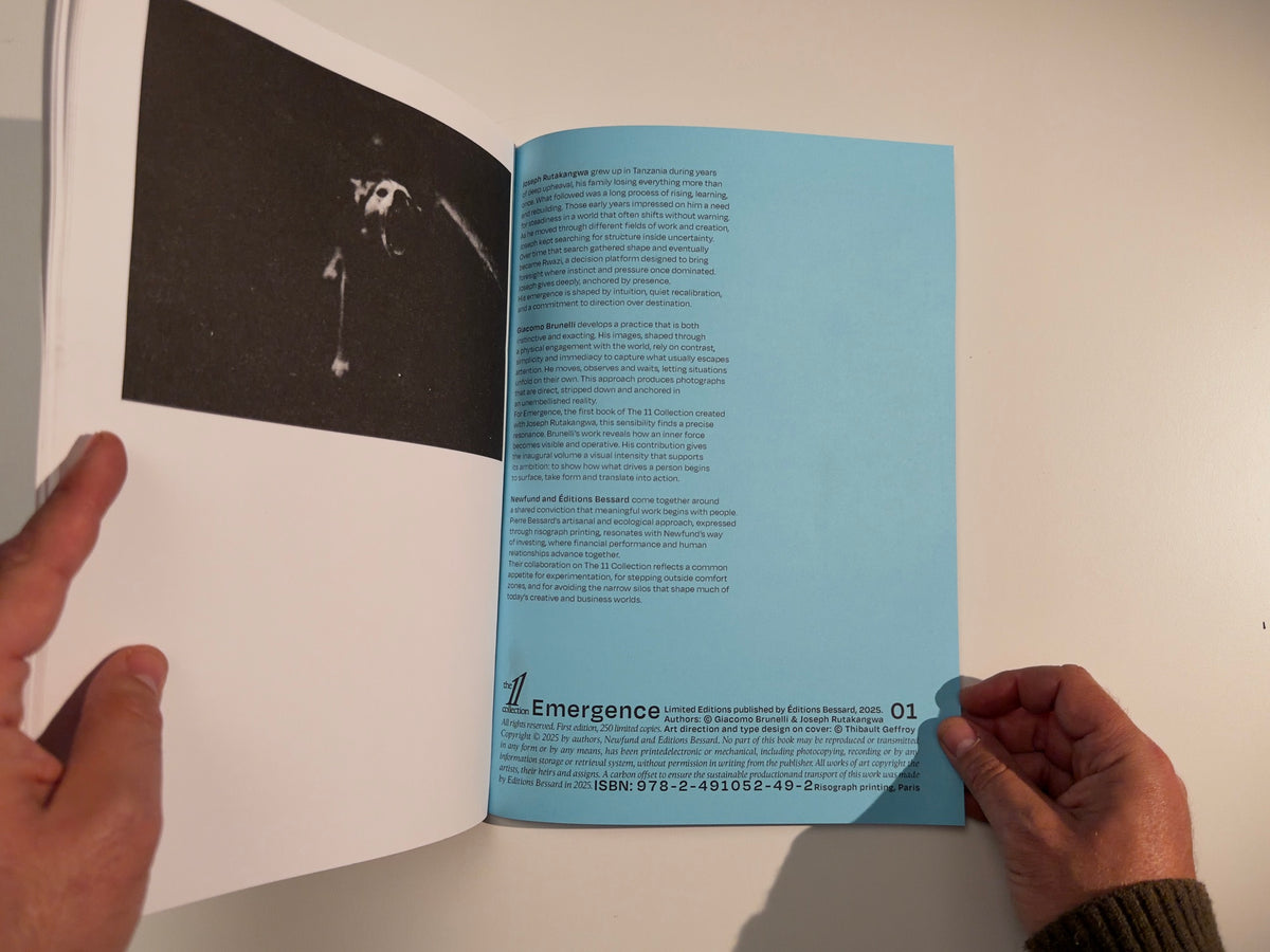 Emergence — Giacomo Brunelli & Joseph Rutakangwa — Éditions Bessard — 2025