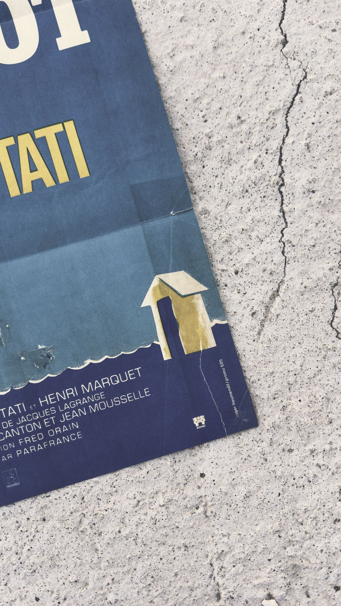 Les Vacances de M. Hulot – Jacques Tati – France, 1953 – 80 × 60 cm