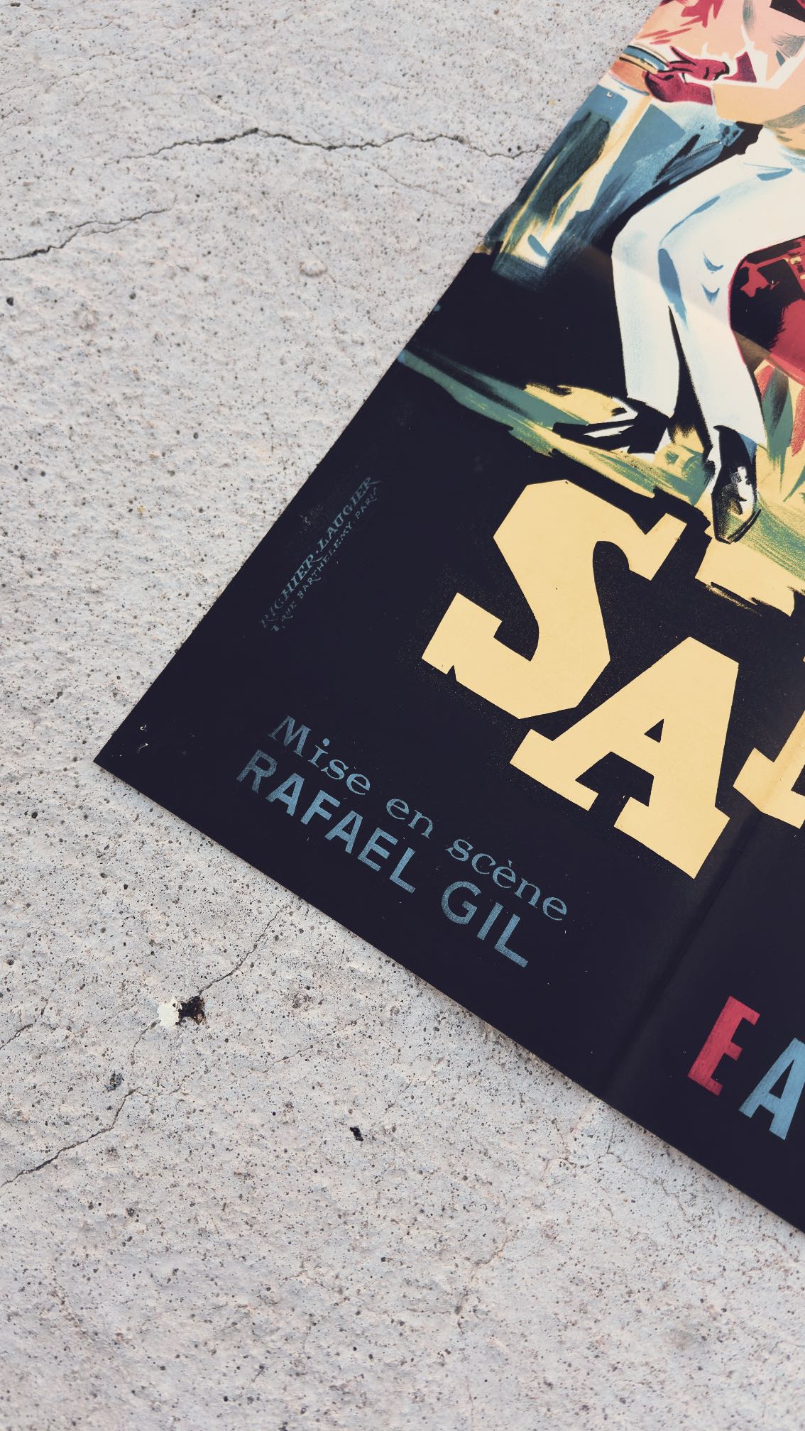 Samba a Rio — Sarita Montiel, Rafael Gil, French Film Poster (120 × 160 cm)