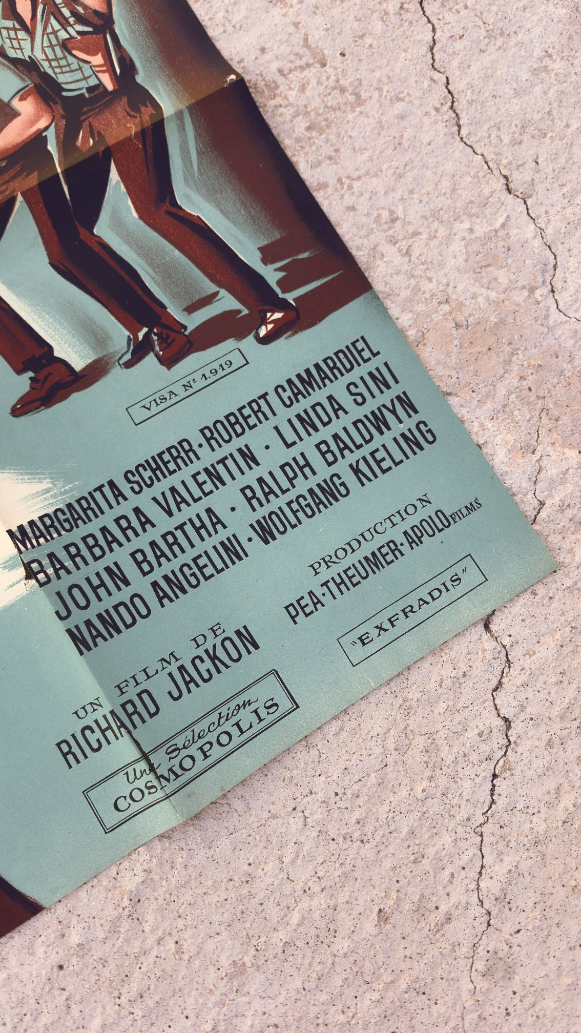 O.S.S. Destination Jamaïque — Richard Jackson, French Film Poster (120 × 160 cm)