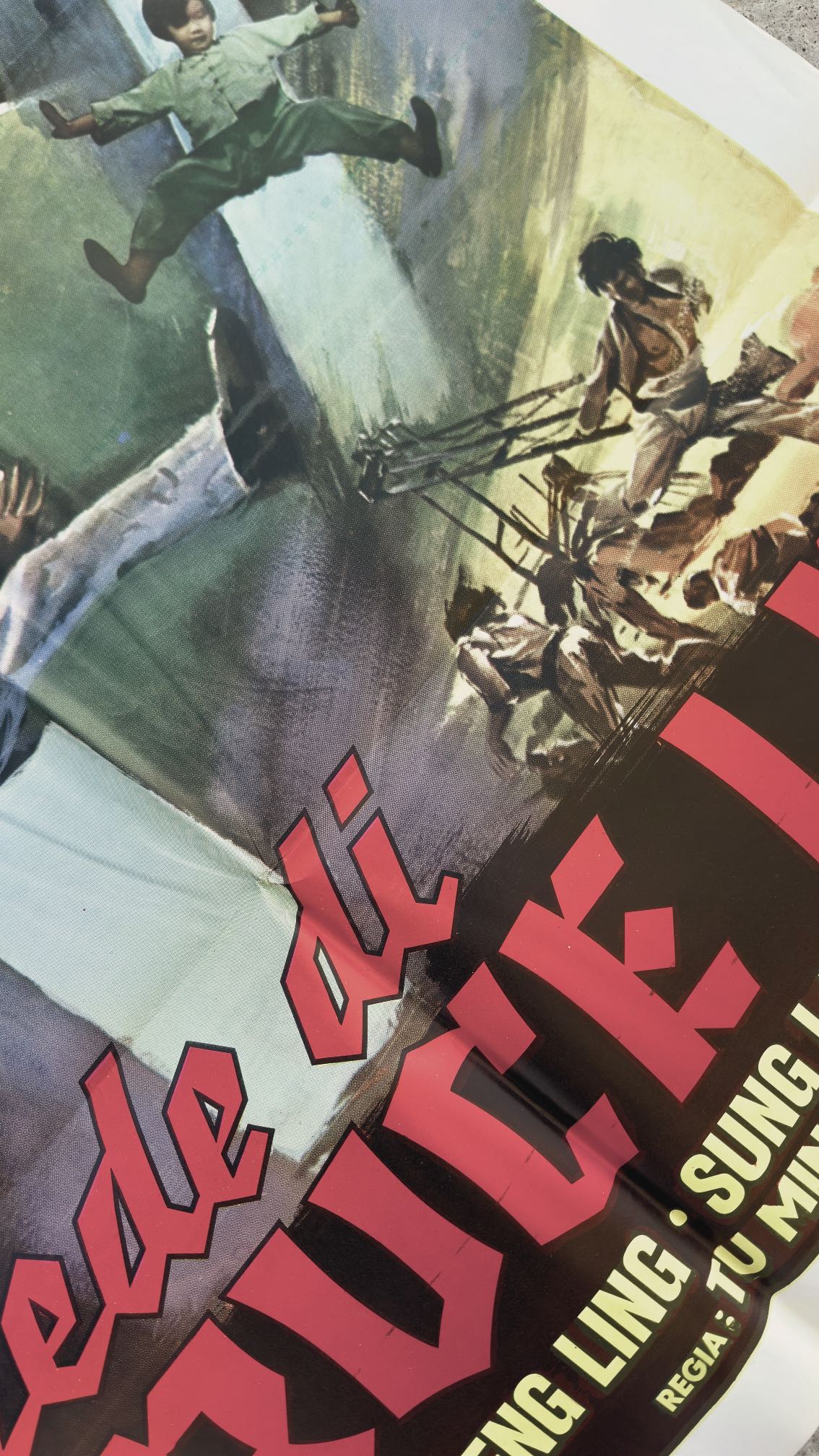 L’erede di Bruce Lee — Tu Min Po, Italian Film Poster (100 × 140 cm)