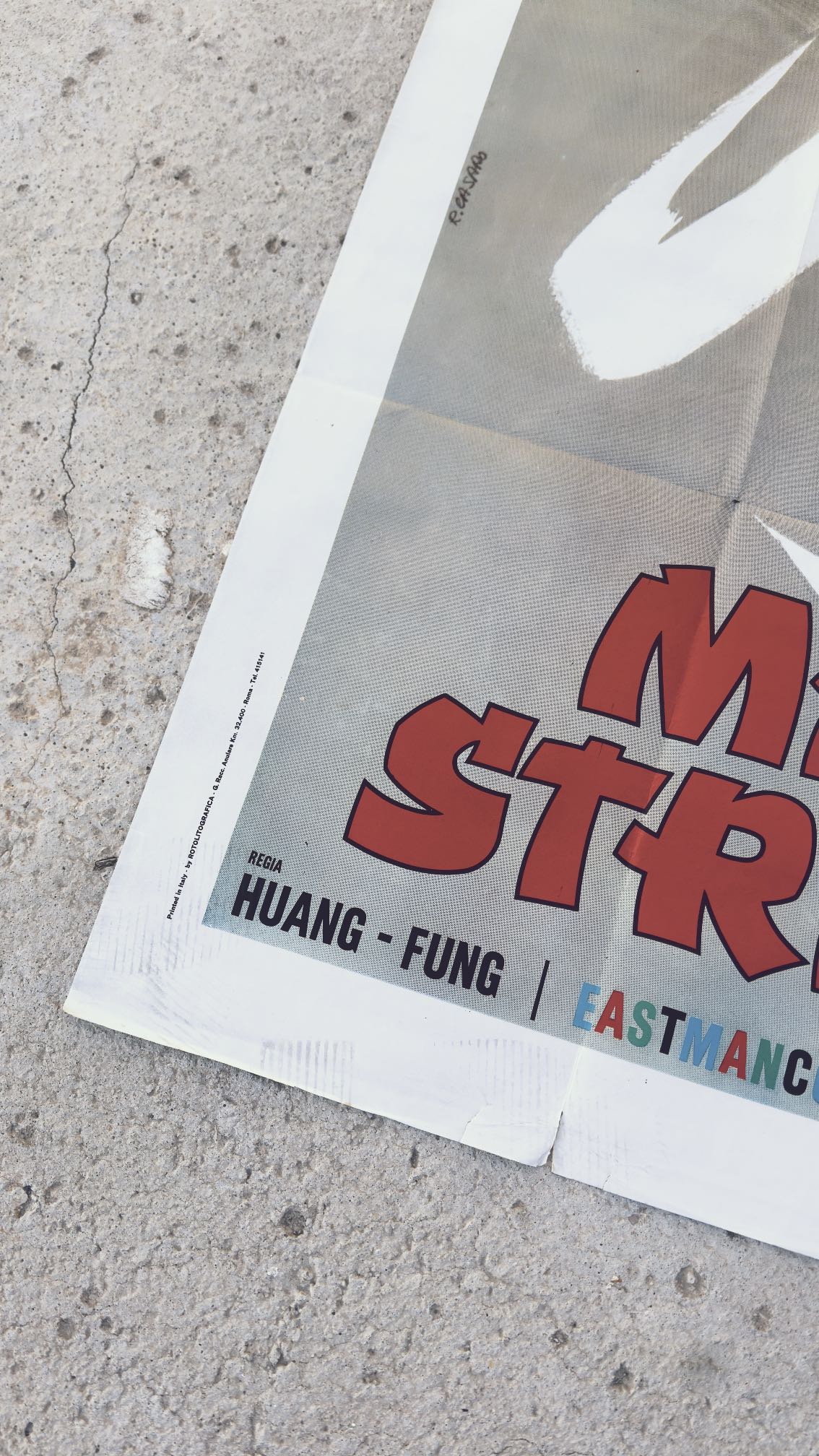 Mani che stritolano — Chang Yi, Italian Film Poster (100 × 140 cm)