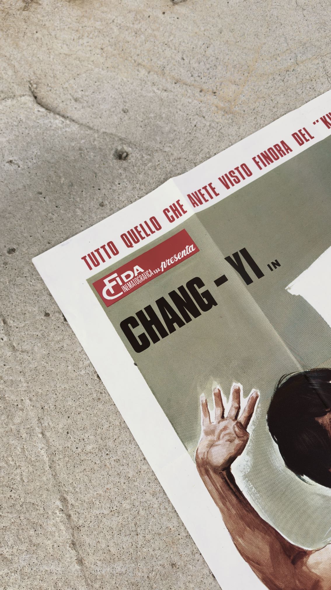 Mani che stritolano — Chang Yi, Italian Film Poster (100 × 140 cm)