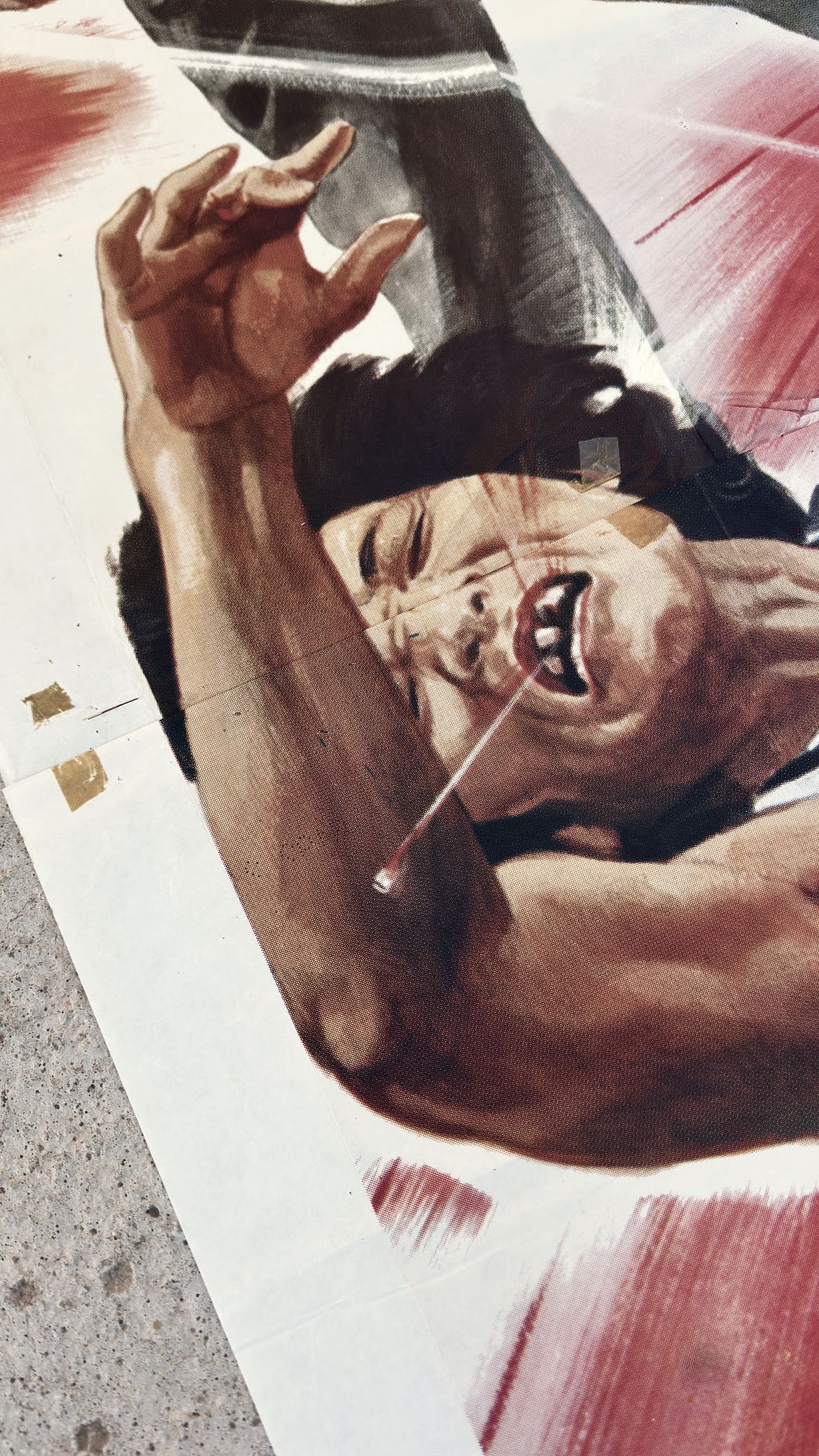 Bruce Lee – La Bestia Umana — Barry Lam, Italian Film Poster (100 × 140 cm)