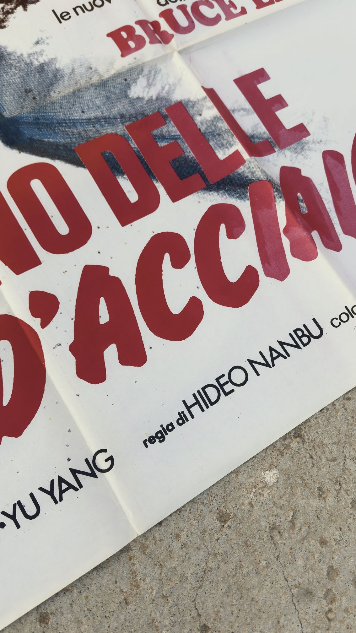 Il ritorno delle 5 dita d’acciaio — Hideo Nanbu, Italian Film Poster (100 × 140 cm)