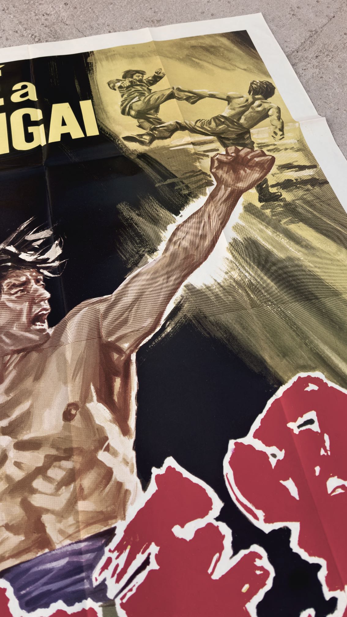 Karate a Shangai — Affiche italienne 2F (200 × 140 cm), 1976