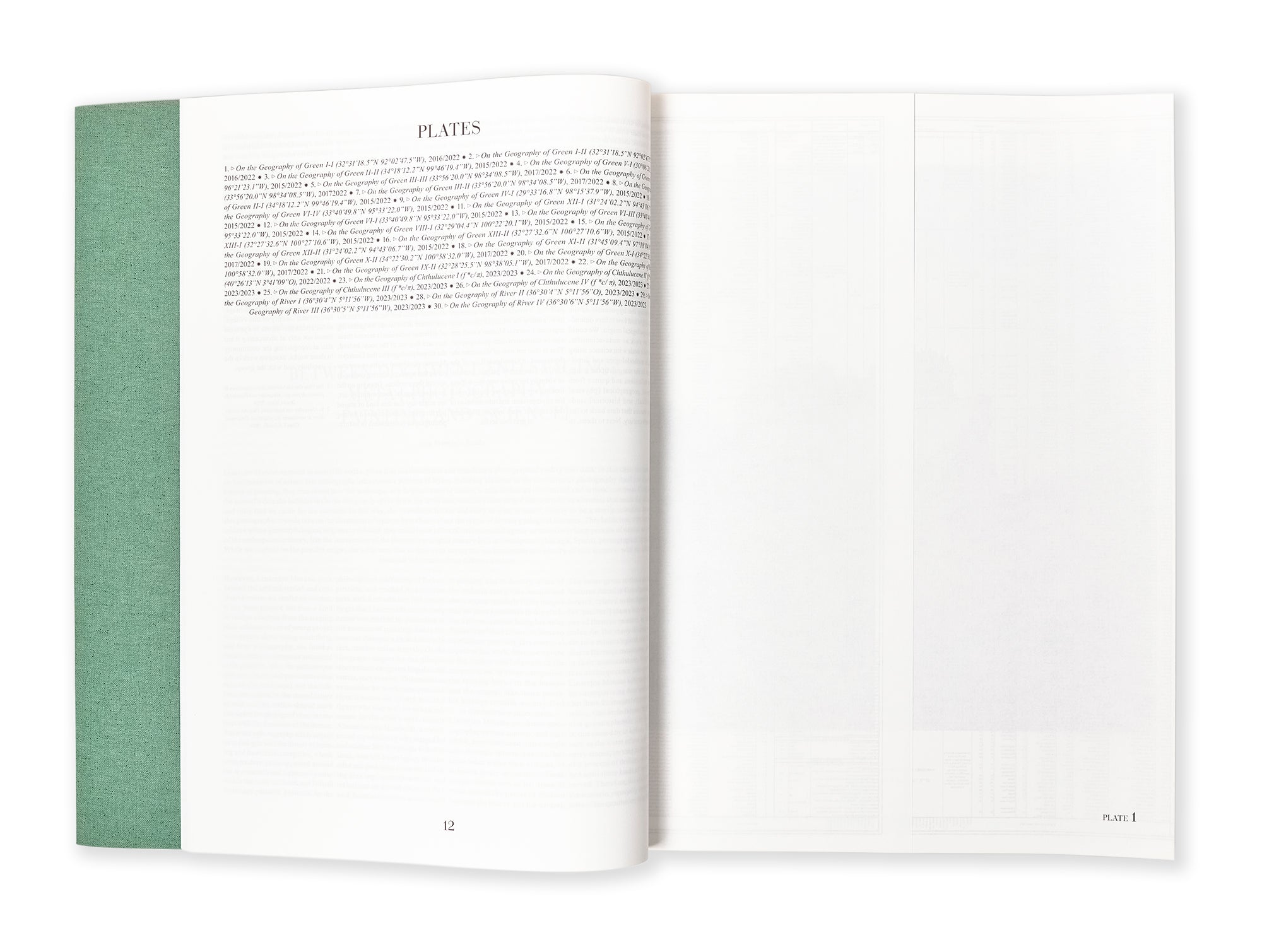 On the Geography of Green [&] — Linarejos Moreno —Editorial RM, 2024