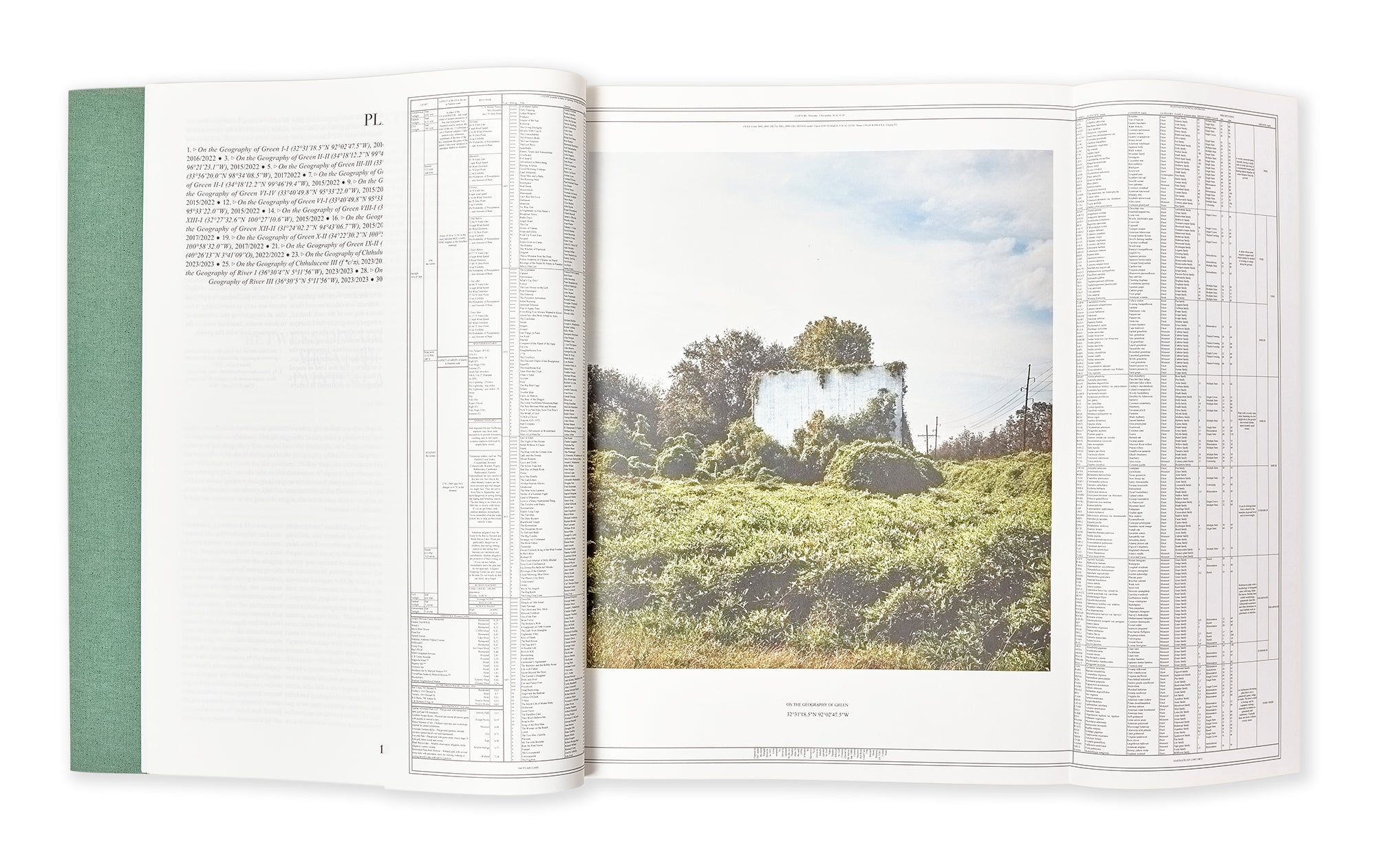 On the Geography of Green [&] — Linarejos Moreno —Editorial RM, 2024