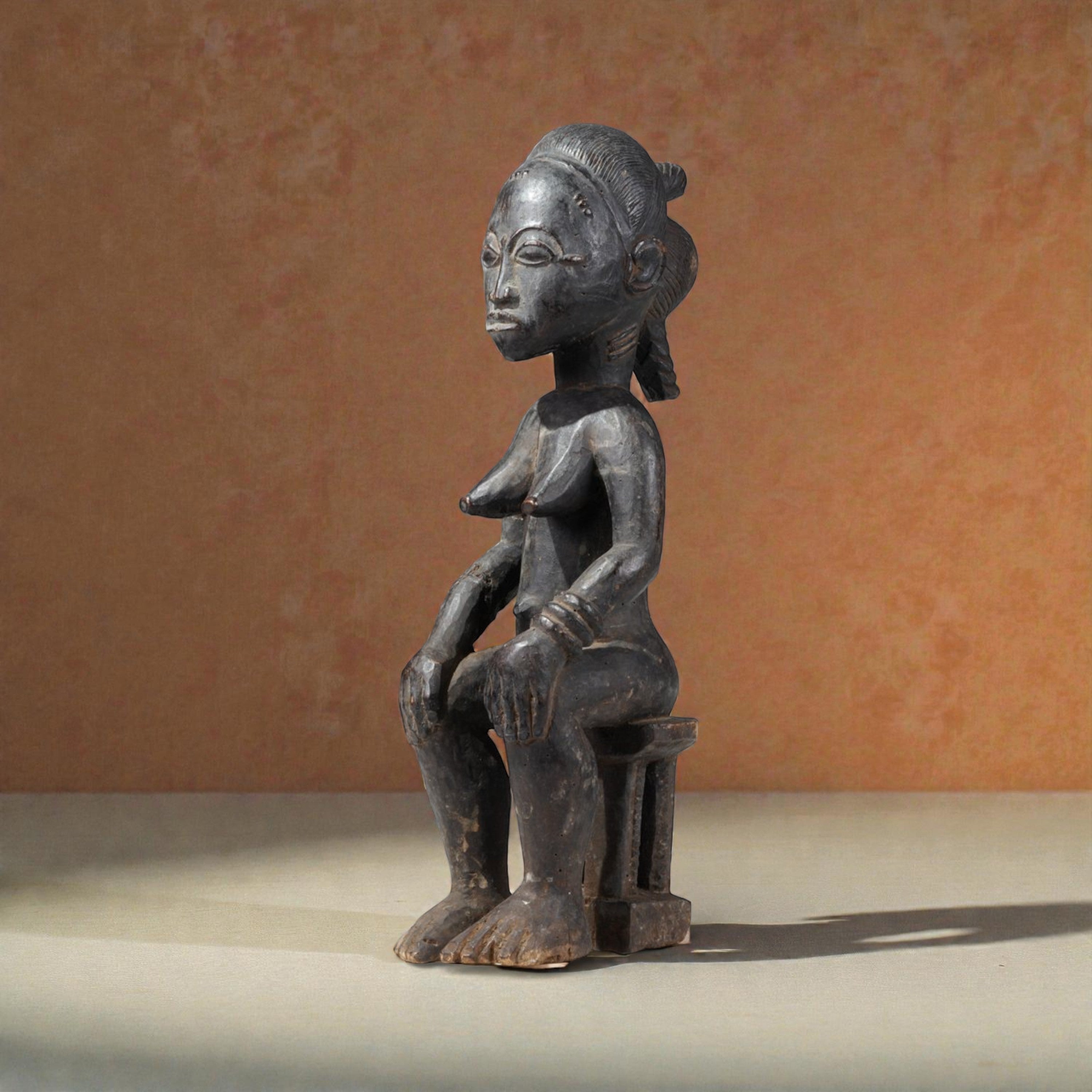 Blolo Bla, M’bahiakro, Baule ritual carving