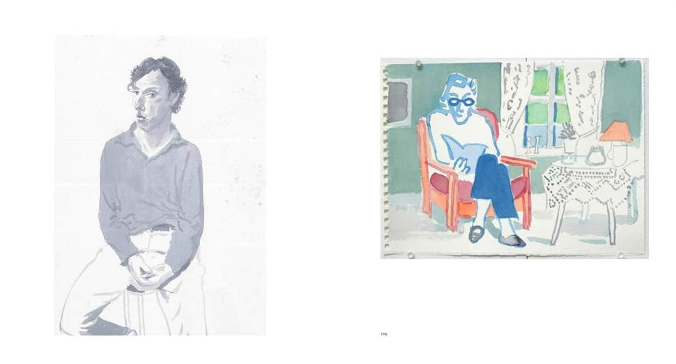 Dessiner d'après nature — David Hockney — (National Portrait Gallery, 2020)