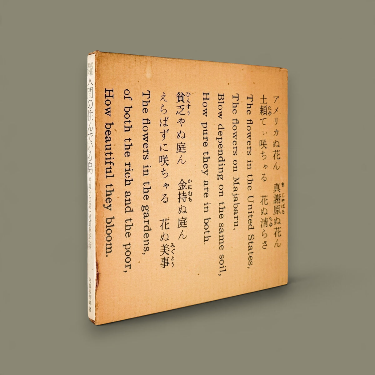 人間の住んでいる島 —An Island Where People Live: Records of the Land Struggle on Iejima, Okinawa— Shōkō Ahagon