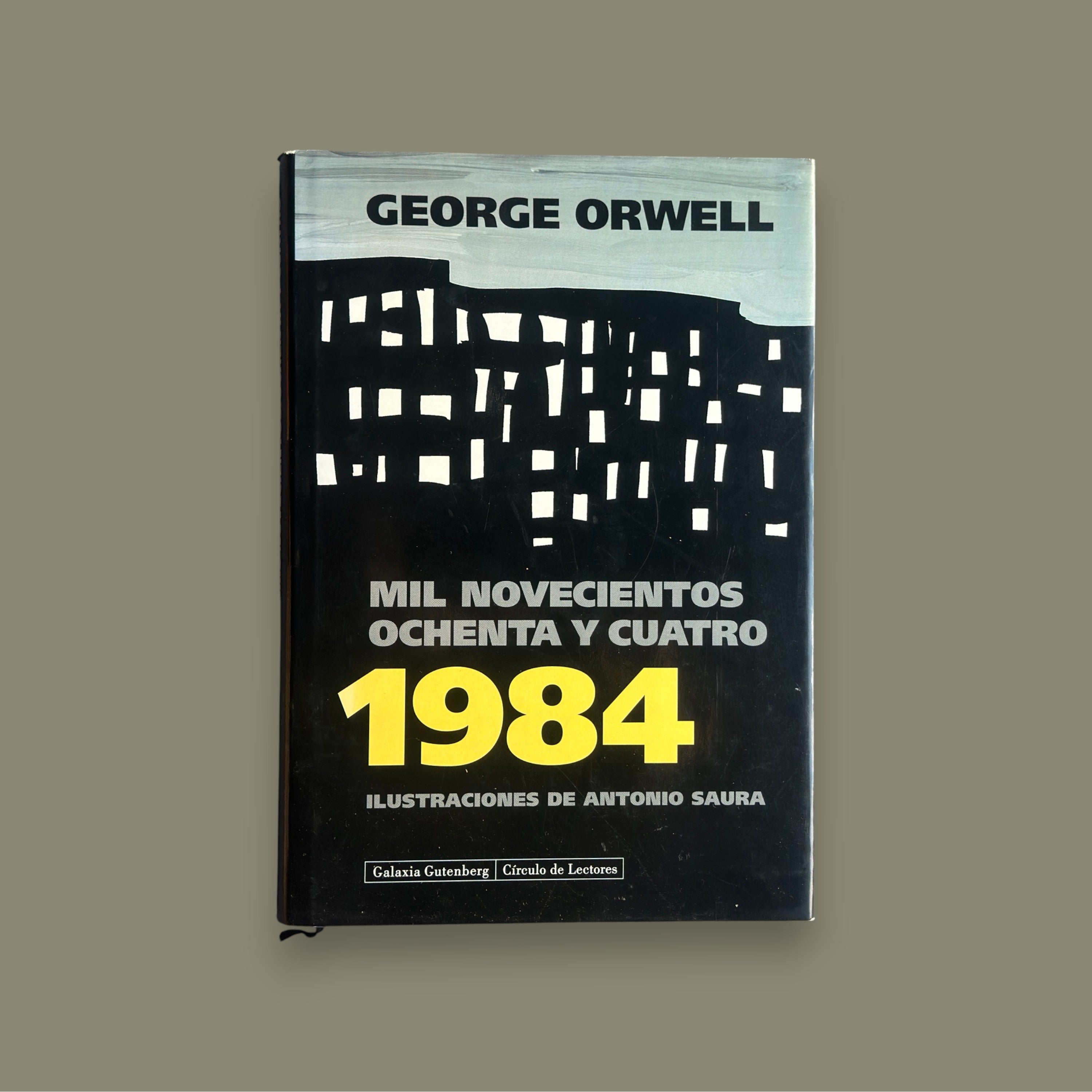 Mil novecientos ochenta y cuatro de George Orwell, ilustrados por Antonio Saura