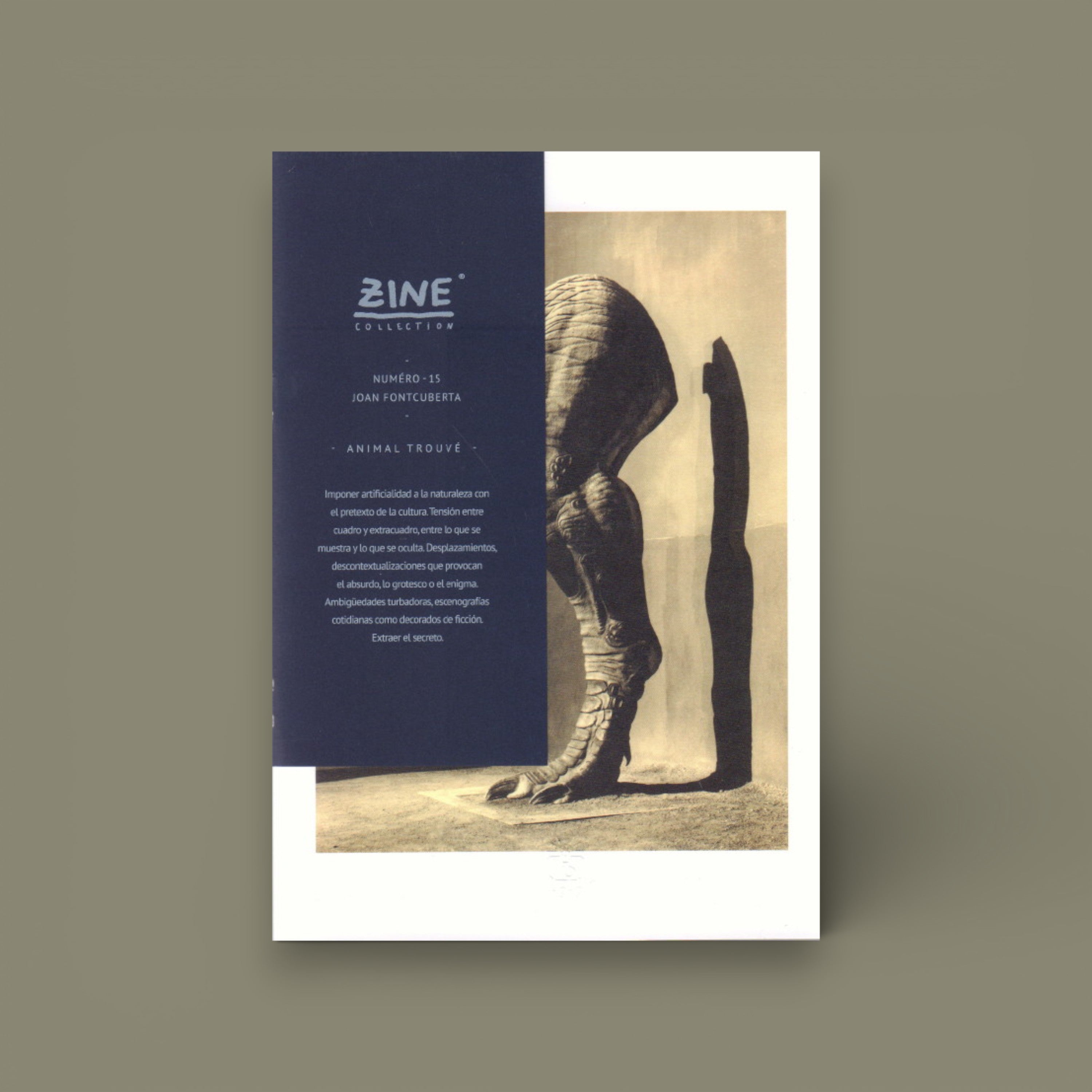 Animal Trouvé — Joan Fontcuberta, Zine N°15, 2014, Editions Bessard Limited Edition of 300 + signed C-Print