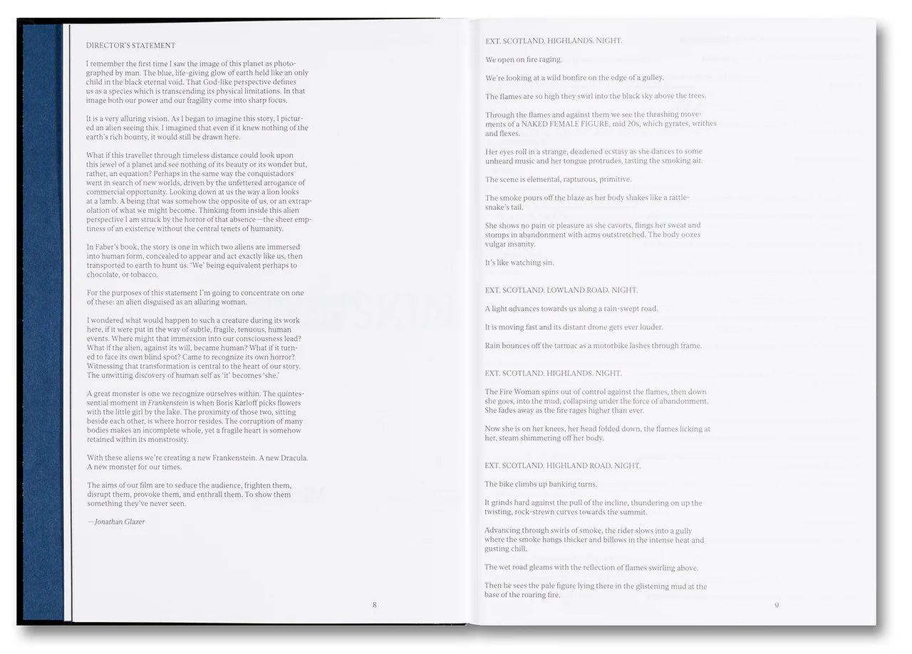 Under the Skin Screenplay Book — Jonathan Glazer, A24
