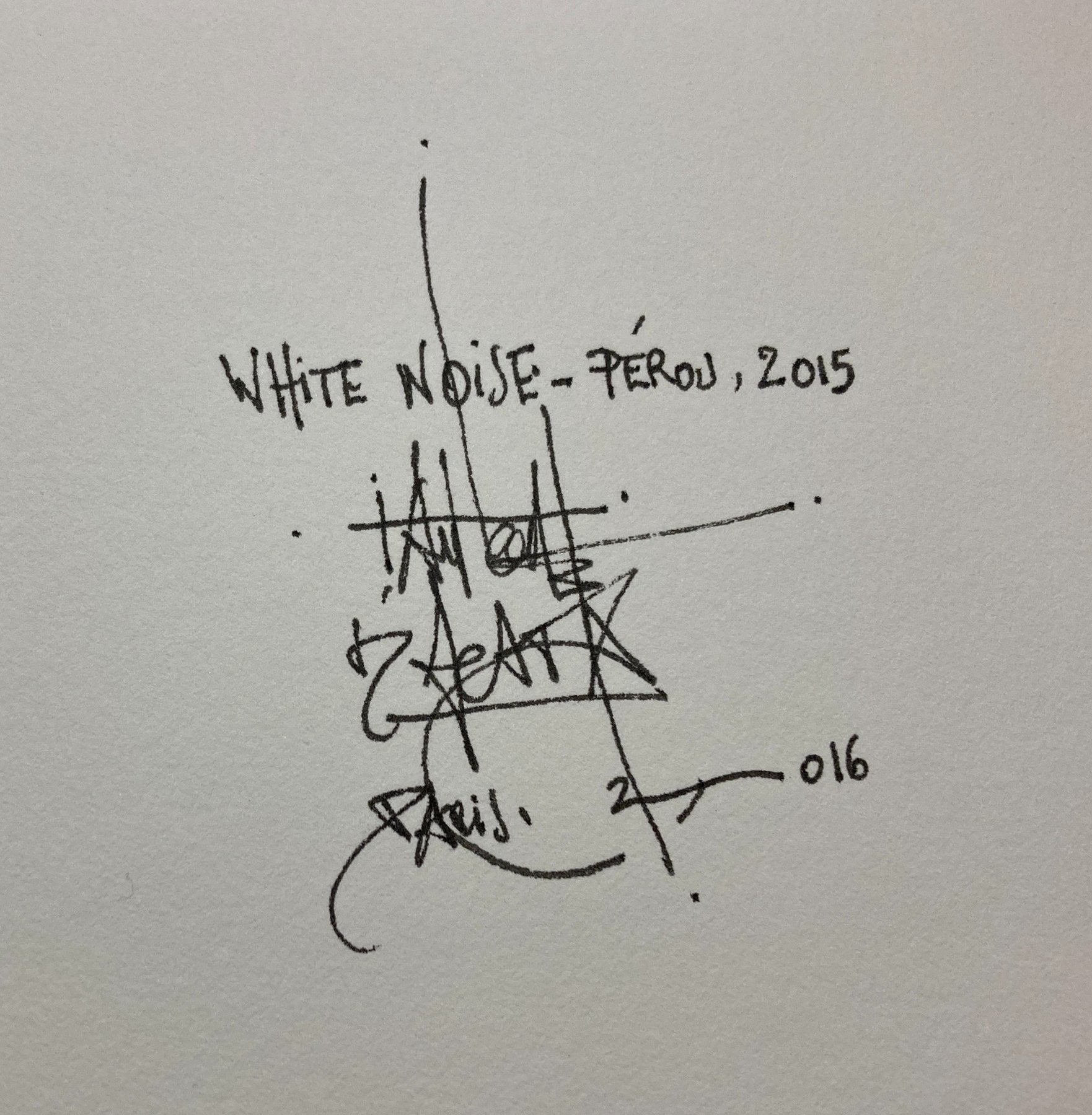 Antoine D'Agata (1961) - Pérou, 2015 (ruido blanco)