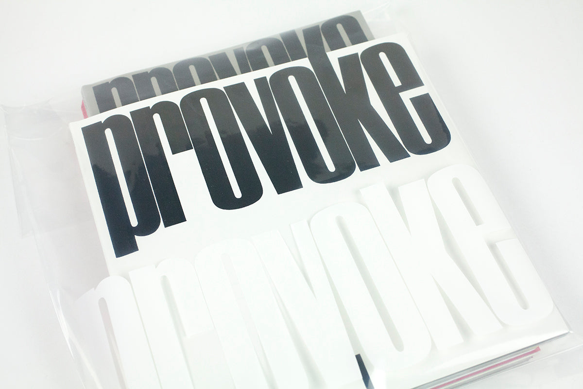 PROVOKE : Réimpression complète de 3 volumes — Koji Taki, Takuma Nakahira, Yutaka Takanashi, Takahiko Okada, Daido Moriyama